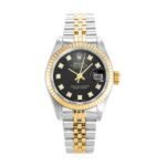 Rolex Datejust 69173 Lady Diamond Black Dial Replica