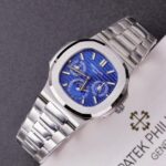 Patek Philippe Nautilus 5740 Copies Watch Men Blue Dial Metal Wire 40mm - Image 2