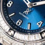 Hublot Replica 11 Watch Big Bang One Click Blue With Full Diamond 39mm - Image 2