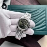 Rolex Day-Date 228236 Replica Watch Refine Green Dial GM V2 40mm - Image 2