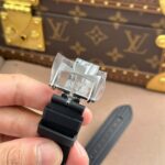 Vacheron Constantin Overseas Dual Time 47450 Demi Rose Gold Good Imitation Watches Black Dial 9F Factory 42mm - Image 7