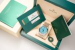 Rolex Replica 11 Watch Oyster Perpetual Ice Blue Dial King Factory 41mm - Image 2