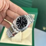 Rolex Replica Watch Oyster Perpetual 126000 Dial Black Clean Factory 36mm - Image 3