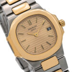 Patek Philippe Nautilus 4700 24MM Champagne Dial With Two Tone Bracelet(1:1 replica) - Image 3