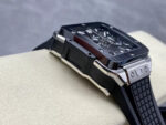 Hublot Replica 1:1 Watch Big Bang Square Titanium Black Ceramic Bezel 42mm - Image 4