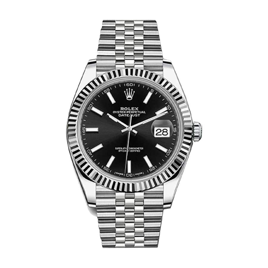 6B8DFF11-CE42-94C0-97DB-EE9B3D2C9B9E.jpg Rolex Datejust 126234 Stainless Steel Black Dial Replica - Image 1