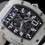 Richard Mille Replica 1:1 Watch RM67 Black Face With Stone Automatic Mechanical 40mm - Image 4