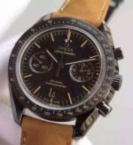 Replica Omega Speedmaster Moonwatch PVD Chrono Vintage Black Asso/Rubber Strap A9300 - Image 3
