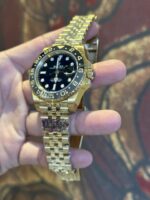 Rolex Replica 1:1 Watch GMT-Master II 126718GRNR Gold Plated Factory Clean 40mm - Image 4