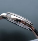 Replica Rolex MK Cellini Time 50509 Black Dial Leather Strap A3165 - Image 6