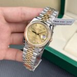 Rolex Replica 1:1 Watch DateJust Gold Wrapped Jubilee Strap GM Factory 36mm - Image 3