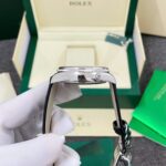 Rolex High End Watch Replicas Cellini Moonphase White Dial Leather Strap 39mm - Image 5