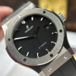 Hublot Classic Fusion Titanium Replica Watches Black Dial Weight 84 Grams Super Light JJZ Factory 42mm - Image 6