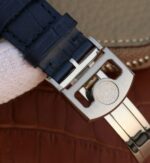 Replica IWC ZF Portuguese IW500705 White Dial Blue Markers Leather Strap V3 - Image 7