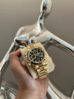 Rolex Yellow Gold Cosmograph Daytona 40 Watch ?C Black Diamond Dial ?C 116508 bkd(1:1 replica) - Image 4