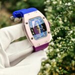 Richard Mille Best Replica Watches RM07-01 Pastel Pink Rubber Strap Women s Automatic 36mm - Image 3