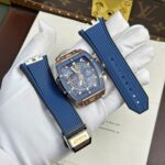 Hublot Spirit Of Big Bang King Gold Replica Watch Bezel Blue BBF Factory 42mm - Image 5