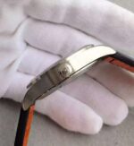 Replica IWC MKF Mark XVIII IW327002 White Dial Leather Strap A2892 - Image 4