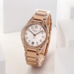 Fake Diamond Watch Replica Patek Philippe Twenty~4 Ladies Rose Gold Silver Dial 7300/1201R-001(1:1 replica) - Image 9