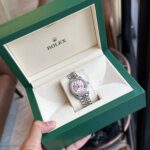 Rolex DateJust With Diamonds Pink Dial Replica Women s Watch EW 31mm - Image 6