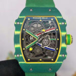 Richard Mille RM67-02 Green Carbon Best Replica Watch Weight 37 Gram 38.7??47.52mm
