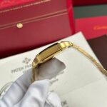 Cartier Santos Yellow Replica Watch White Dial BV Factory 35mm - Image 9