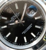 Replica Rolex DateJust 41mm 126300 Noob Black Dial Stick Markers SS Bracelet A3136 - Image 2