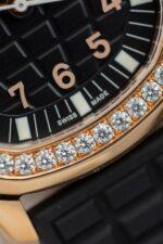 Patek Philippe Aquanaut 5067 Replica Watch Bezel Moissanite Diamonds PPF Factory 35.6mm - Image 5