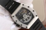 Replica Richard Mille RM011 Green Felipe Massa Dubai Limited Edition Black Rubber Strap A7750 - Image 6