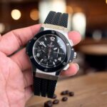 Hublot Replica 1:1 Watch Big Bang Chronograph Titanium Black Ceramic Bezel 44mm - Image 3