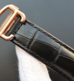 Replica Cartier Santos WH100751 Diamond RG Black Dial Leather Strap A9015 - Image 8