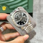 Rolex Replica 1:1 Watch Day-Date 228236 Black Dial With Stone Number GM Factory 40mm - Image 3