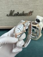 Rolex Replica 11 Watch DateJust Rose Gold Wrapped Mother-of-Pearl Dial GM Factory 36mm - Image 4