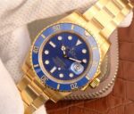 Replica Rolex Submariner 116613 LB Noob YG Wrapped Blue Dial YG Wrapped Bracelet Eta2836 - Image 2