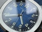 Replica PATEK PHILIPPE Aquanaut 5168G 42mm SS ZF 1:1 Best Edition Blue Dial on Blue Rubber Strap 324CS - Image 4