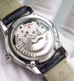 Replica Omega V6F De Ville Hour Vision Co-Axial 41mm SS White Dial Brown Leather Strap A8500 - Image 6
