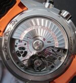 Replica Omega OMF Planet Ocean Master Chronometer SS Black/Orange Bezel Black Dial Nylon A9900 - Image 6