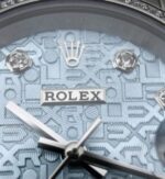 Replica Rolex DateJust 31mm Diamonds Bezel/Markers Blue Textured Dial A2235 - Image 9