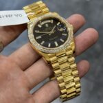 Rolex Replica Watch Day-Date 228238 Gold Wrapped With Moissanite GM V2 152gram 40mm - Image 4