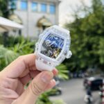 Richard Mille Replica Watch RM26-01 Tourbillon Sapphire Motifs Panda 43mm - Image 4