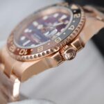 Rolex GMT-Master II 126715CHNR Replica Watch Rose Gold Tiger Eye Stone Dial 40mm - Image 8
