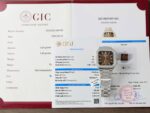 Patek Philippe Cubitus 5821 Dial Brown Replica Watch Full Diamonds Moissanite Hong Kong 45mm