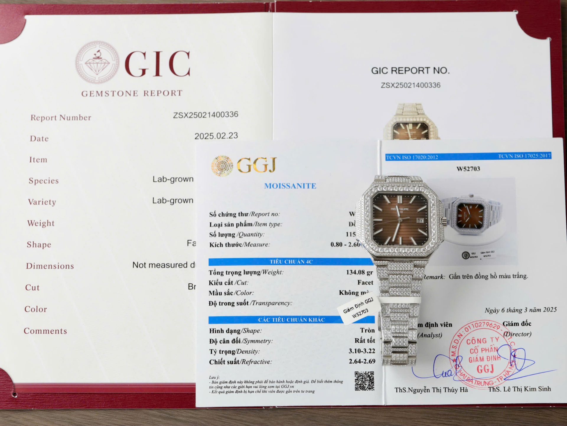 746149C1-E226-8080-50B6-3219A006BF44.jpg Patek Philippe Cubitus 5821 Dial Brown Replica Watch Full Diamonds Moissanite Hong Kong 45mm - Image 1