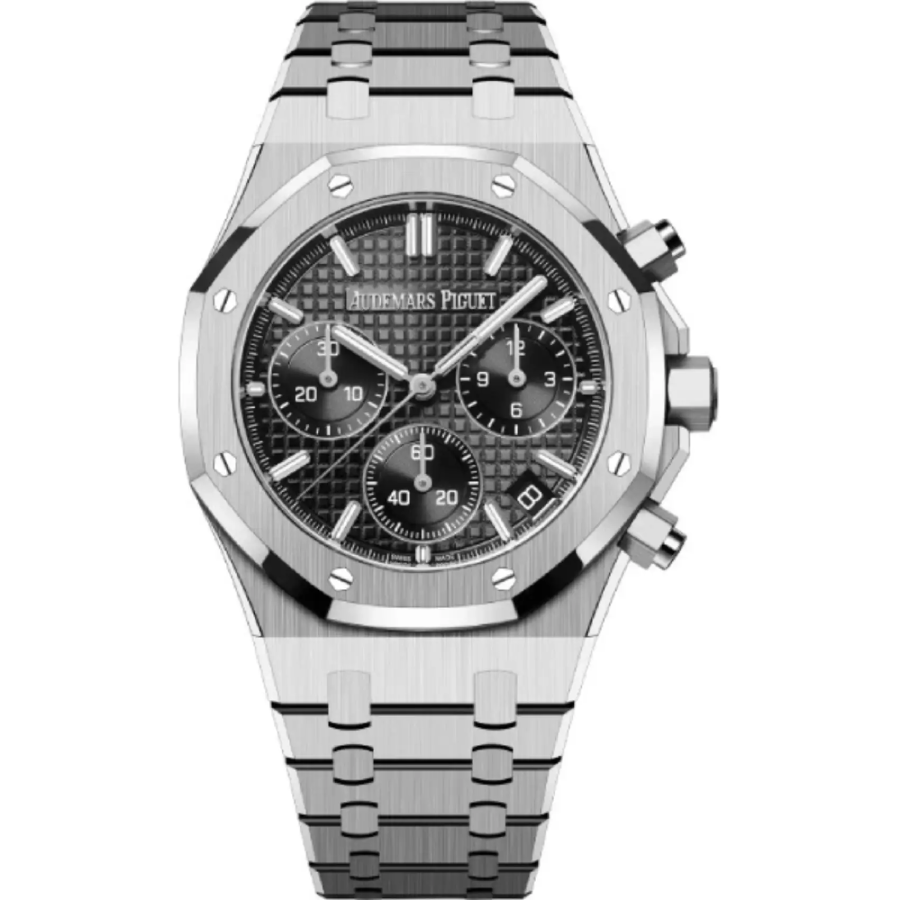 7466EEA1-0E1B-FA24-2B68-D5DD17B6EB45.webp Audemars Piguet Royal Oak Steel 26240ST.OO.1320ST.06 Black Dial Replica - Image 1