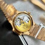 Patek Philippe Nautilus 7118 Best Replica Watches White Dial Bezel Moissanite Diamonds 35.2mm - Image 8