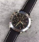 Replica Omega Speedmaster 3210 Black Dial Black Nylon Strap A7750 - Image 2