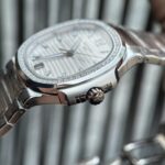 Patek Philippe Replica 11 Watch Nautilus 7118 White With Diamond Bezel Factory 3K 35.2mm - Image 3