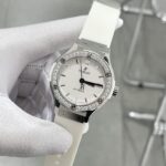 Hublot Classic Fusion White Rubber Strap Replica Watch Swiss Movement 38mm - Image 2