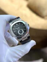 Patek Philippe Nautilus 5726 Replica 1:1 Watch Black Dial Leather Strap Factory PPF 40.5mm - Image 2