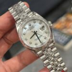 Rolex DateJust 126234 Luxury Replica Watches Mother Of Pearl   Moissanite Dial VS Factory 36mm - Image 4
